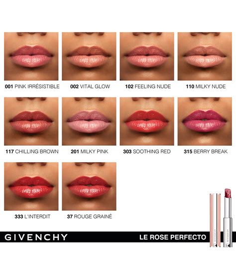 givenchy 117 rose perfecto|givenchy lip balm perfect pink.